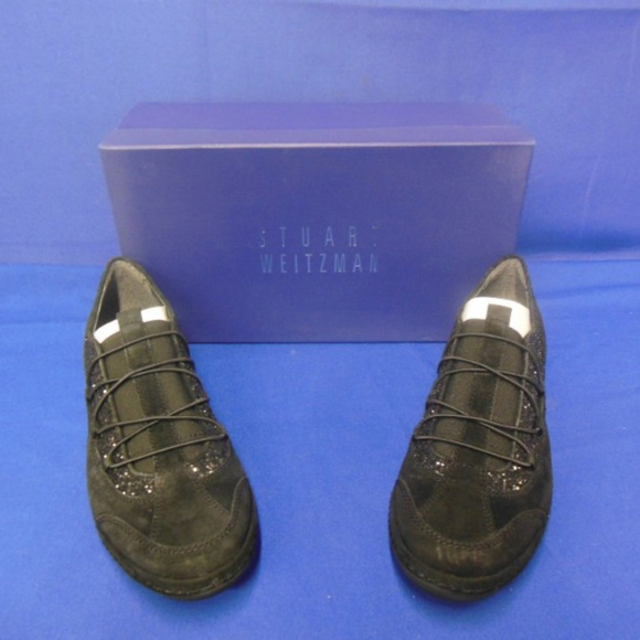Stuart Weitzman Rallypipe Suede Shoes NIB - Picture 3 of 3